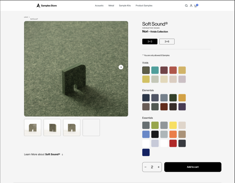 Samples store
